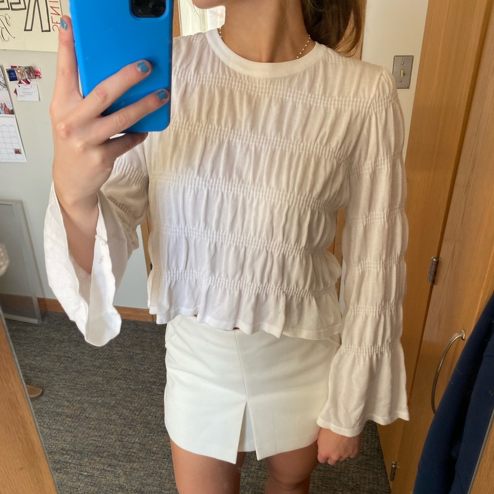 Zara White Sweater Size S